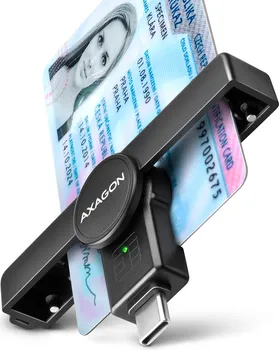 SKLOPIVI DŽEPNI USB-C ČITAČ SMART / ID KARTICA, AXAGON (1 / 6)