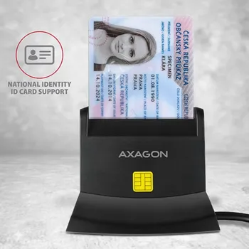 AXAGON UNIVERZALNI DESKTOP USB, ID I ČITAČ SD, MICROSD I SIM KARTICA (3 / 3)