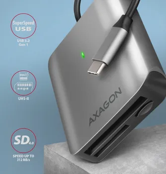 AXAGON 3.2 ČITAČ KARTICA SA USB-C (3 / 3)
