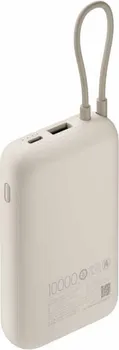 XIAOMI POWERBANK 10000 MAH INTEGRISANI KABL, BEŽ (4 / 5)