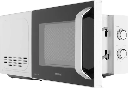 SENCOR SMW 1918WH MIKROTALASNA RERNA │ ZAPREMINA: 20L │ SNAGA: 700W │ PREČNIK TANJIRA: 25,5 CM │ OTVARANJE VRATA: LEVO │ DIMENZIJE: 25,9 X 44 X 36,4 CM │ BOJA: BIJELA │ TEŽINA: 10 KG (4 / 7)
