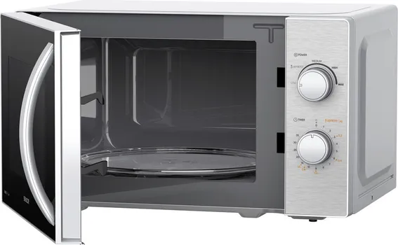 SENCOR SMW 2120SS MIKROTALASNA RERNA │ SNAGA: 700W │ KAPACITET: 20L │ ROTIRAJUĆI TANJIR: 25.5CM │ DIMENZIJE: 440MM X 364MM X 259MM │ TEŽINA: 10KG │ MATERIJAL: NERĐAJUĆI ČELIK, EMAJL │ BOJA: SIVA │ FUNKCIJE: TAJMER, ZVUČNI SIGNAL, 5 NIVOA SNAGE │ KONTROLA: MEHANIČKA (2 / 5)