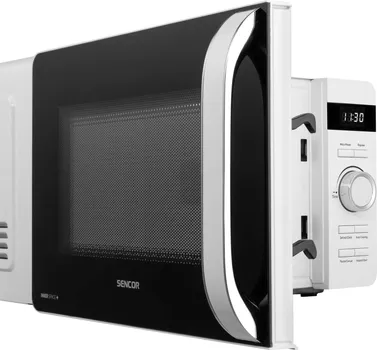 SENCOR SMW 5017WH MIKROTALASNA RERNA │ TIP: MIKROTALASNA RERNA │ SNAGA: 800W │ KAPACITET: 17L │ DIMENZIJE: 451MM X 354MM X 256MM │ MATERIJAL: EMAJL │ BOJA: BELA │ FUNKCIJE: TAJMER, ODMRZAVANJE, ZVUČNI SIGNAL, DEČIJA SIGURNOSNA ZAŠTITA │ KONTROLA: MEHANIČKA │ OSTALO: 8 PROGRAMA, TIHI RAD, LED DISPLEJ (5 / 10)