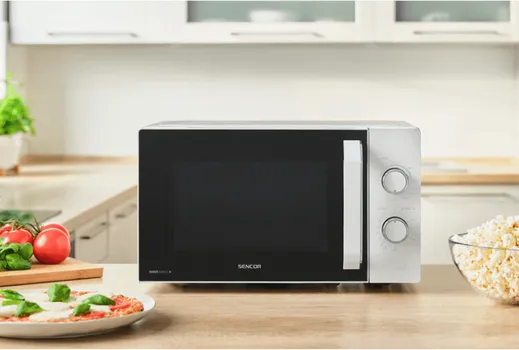 SENCOR SMW 4220WH MIKROTALASNA RERNA │ SNAGA: 700W │ SNAGA GRILA: 1000W │ KAPACITET: 20L │ DIMENZIJE: 440MM X 364MM X 259MM │ MATERIJAL: EMAJL │ BOJA: BIJELA │ ROTIRAJUĆI TANJIR: 25.5CM │ FUNKCIJE: TAJMER, ODMRZAVANJE │ KONTROLA: MEHANIČKA │ OSTALO: 5 NIVOA SNAGE, LAKO ZA ČIŠĆENJE (7 / 9)