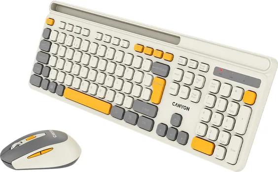 CANYON TASTATURA + MIŠ HSET-W5 WIRELESS BEIGE (2 / 6)