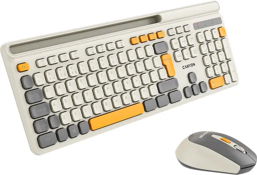 CANYON TASTATURA + MIŠ HSET-W5 WIRELESS BEIGE (3 / 6)