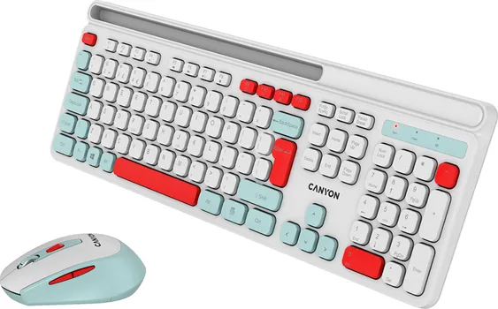 CANYON TASTATURA + MIŠ HSET-W5 WIRELESS WHITE (4 / 6)