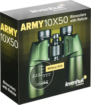 LEVENHUK DVOGLED ARMY 10X50 BINOCULARS WITH RETICLE 81934 (3 / 3)
