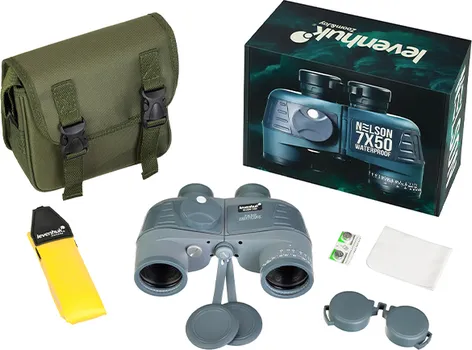 LEVENHUK DVOGLED NELSON 7X50 BINOCULARS WITH RETICLE AND COMPASS 72109 (2 / 2)