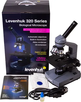 LEVENHUK MIKROSKOP 320 BASE BIOLOGICAL MONOCULAR MICROSCOPE 73811 (2 / 3)