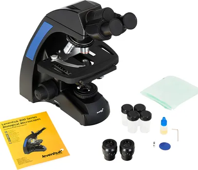 LEVENHUK MIKROSKOP 850B BIOLOGICAL BINOCULAR MICROSCOPE 24611 (2 / 2)