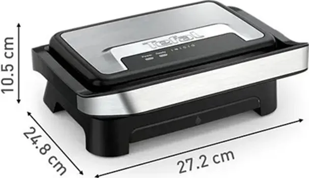 TEFAL ELEKTRIČNI ROŠTILJ GC270D10 INICIO COMPACT, 1000 W, NEPRIJANJAJUĆE PLOČE ZA KUHANJE (3 / 8)