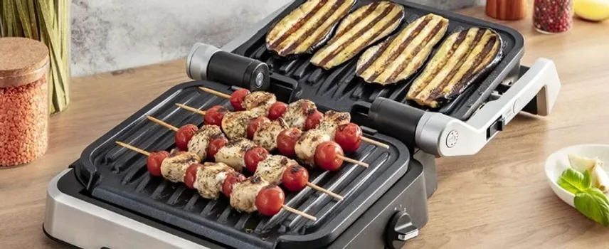 TEFAL ELEKTRIČNI ROŠTILJ GC774D30 OPTIGRILL 4U1 INOX, 9 AUTOMATSKIH PROGRAMA (7 / 8)