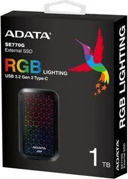 ADATA SE770G BLACK RGB 1TB / HDD EXTERNAL / USB TYPE C (2 / 3)