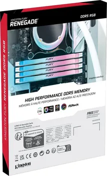 KINGSTON DIMM DDR5 64GB (2X32) / 6000MT/S KF560C30BWAK2-64 FURY BEAST WHITE EDITION RGB (1 / 6)
