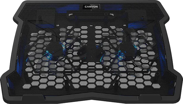 CANYON HLADNJAK ZA LAPTOP NS03 3FAN 2USB LED BLACK (1 / 1)