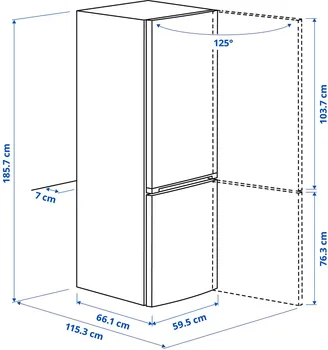 IKEA VINDÅS [223L / 120L] (8 / 9)