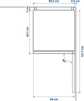 IKEA VINDÅS [223L / 120L] (9 / 9)
