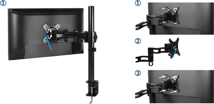 ARCTIC BASIC SINGLE [DESK MOUNT MONITOR ARM] (2 / 2)