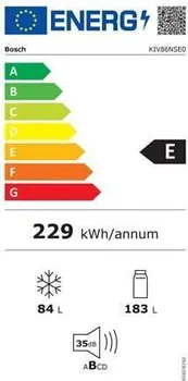 BOSCH KIV86NSE0 UGRADBENI HLADNJAK [SERIE 2 / E / 183L / 84L] (12 / 13)
