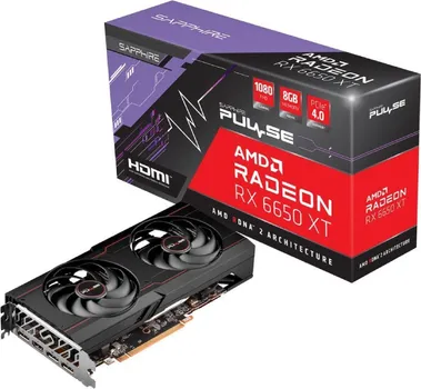 SAPPHIRE AMD RADEON RX 6650 XT 8GB 128BIT PULSE RX 6650 XT GAMING OC 8GB (11319-03-20G) (1 / 4)