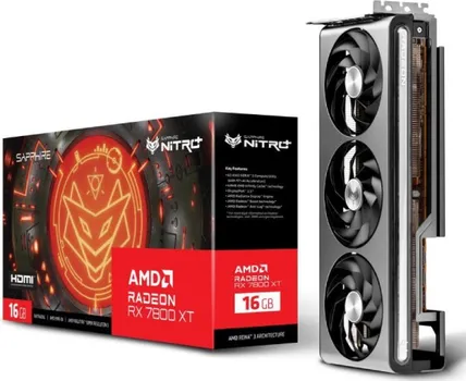 SAPPHIRE AMD RADEON RX 7800 XTX 16GB 256BIT NITRO+ RX 7800 XT GAMING OC 16GB (11330-01-20G) (8 / 9)