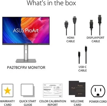 ASUS PROART DISPLAY PA278CFRV [27 / WQHD / 100HZ / USB-C / DP / HDMI] (7 / 8)