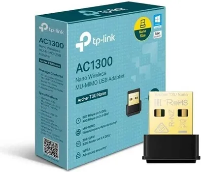 TP-LINK ARCHER T3U NANO AC1300 NANO WIRELESS MU-MIMO USB ADAPTER (2 / 2)