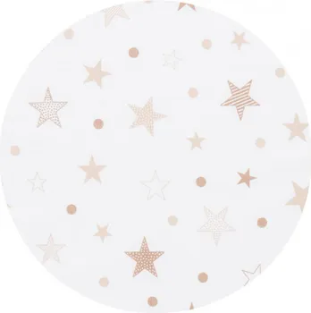 CHIPOLINO PREKLOPIVI DUSEK 60/120/6 WHITE/BEIGE STARS MAT02203WHBE (3 / 4)