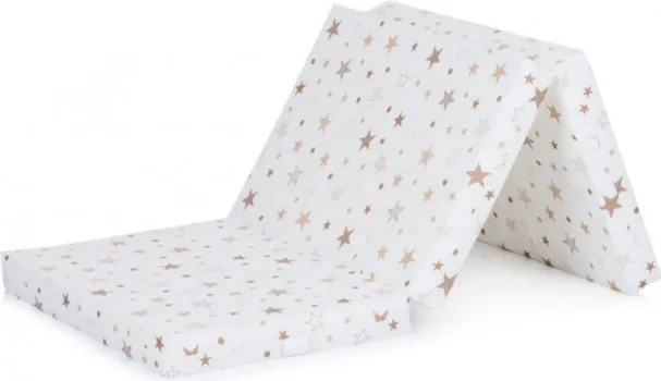 CHIPOLINO PREKLOPIVI DUSEK 60/120/6 WHITE/BEIGE STARS MAT02203WHBE (4 / 4)