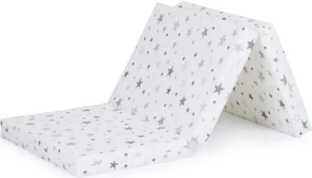 CHIPOLINO PREKLOPIVI DUSEK 60/120/6 WHITE/GREY STARS MAT02201WHGR (4 / 4)