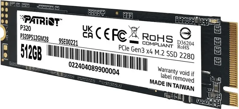 PATRIOT P320 512GB / SSD M.2 NVME P320P512GM28 (2 / 4)