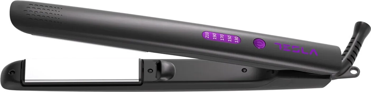 TESLA PEGLA ZA KOSU STH300BP, DO 210°C, LED INDIKATOR, CRNO - LJUBIČASTA (1 / 8)
