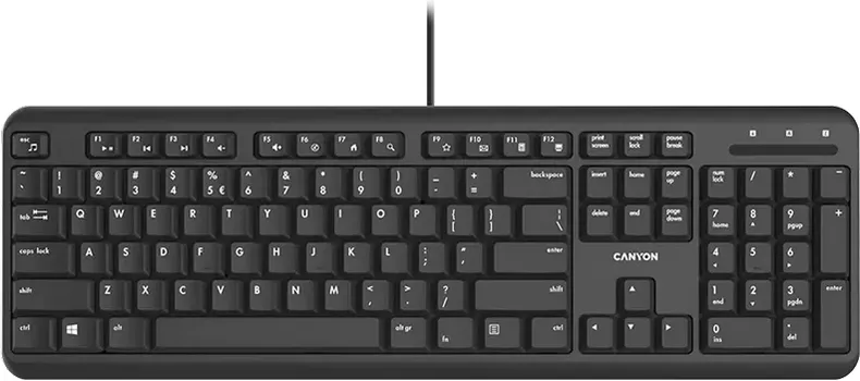 CANYON TIPKOVNICA ŽIČANA HKB-20 VELVET BLACK (1 / 4)