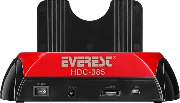 EVEREST USB 2.0, 2.5 -3.5 IDE+SATA HDD DOCKING STATION, HDC-385 (3 / 4)