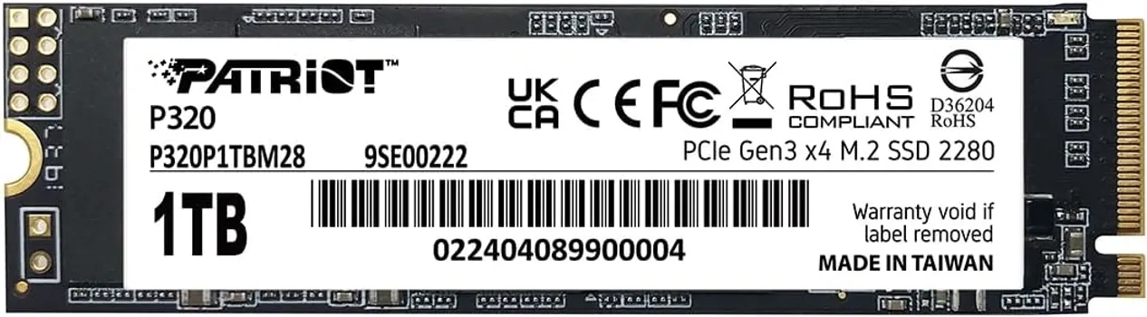 PATRIOT P320 1TB / SSD M.2 NVME (4 / 4)