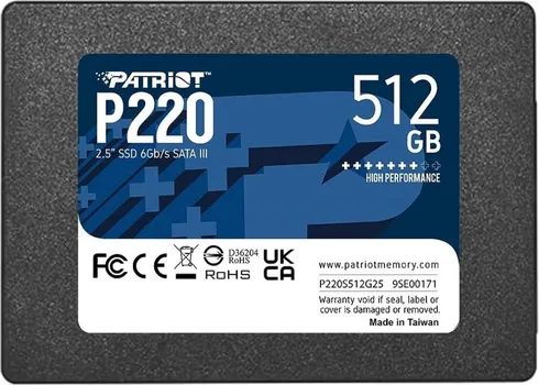 PATRIOT P220 512GB / SSD 2.5 (3 / 3)