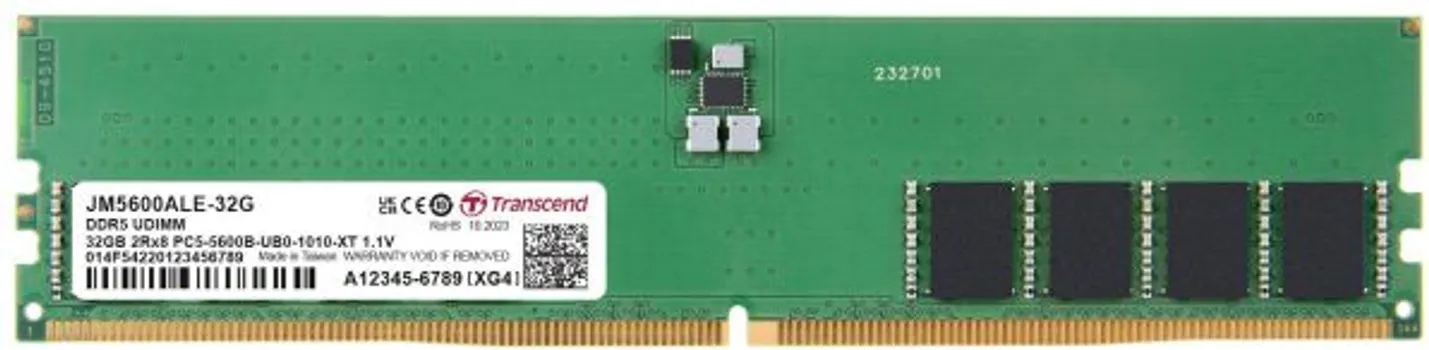 TRANSCEND DIMM DDR5 32GB / 5600MT/S JETRAM JM5600ALE-32G (2 / 4)