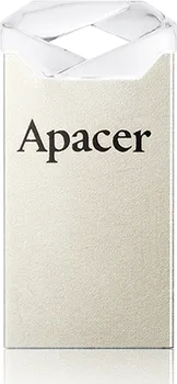 32GB / USB FLASH DRIVE APACER CRYSTAL AH111 SILVER (1 / 2)