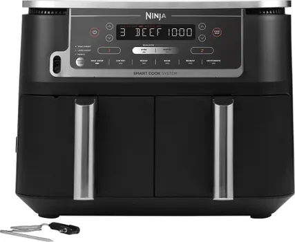 NINJA DVOZONSKA FRITEZAKAP. 9.5L, SNAGA 247W, 6 FUNKCIJA, DIGITALNI TERMOMETAR I KONT. TABLE (1 / 6)
