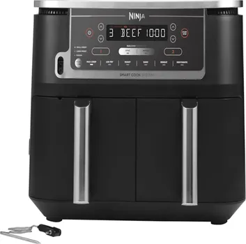 NINJA DVOZONSKA FRITEZAKAP. 9.5L, SNAGA 247W, 6 FUNKCIJA, DIGITALNI TERMOMETAR I KONT. TABLE (3 / 6)