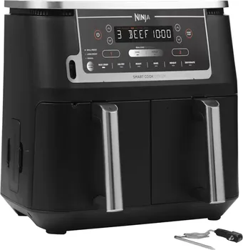 NINJA DVOZONSKA FRITEZAKAP. 9.5L, SNAGA 247W, 6 FUNKCIJA, DIGITALNI TERMOMETAR I KONT. TABLE (4 / 6)