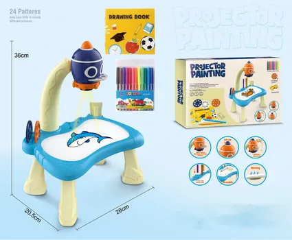 MERX IGRAČKA TABLA ZA CRTANJE S PROJEKTOROM (1 / 1)