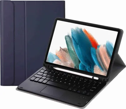 A08B-A BLUETOOTH FUTROLA/TASTATURA ZA GALAXY TAB A8 10.5 (2021) SM-X205/X200 BLUE [BLUETOOTH] (1 / 5)