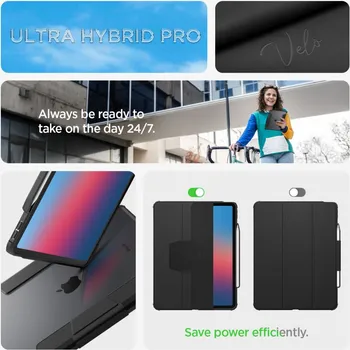 SPIGEN ULTRA HYBRID PRO FUTROLA ZA IPAD AIR 13 2024 BLACK [BLACK] (16 / 16)