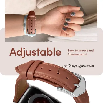 APPLE SPIGEN CYRILL KAJUK NARUKVICA WATCH 4 / 5 / 6 / 7 / 8 / SE (40 / 41 MM) CHESTNUT (3 / 13)
