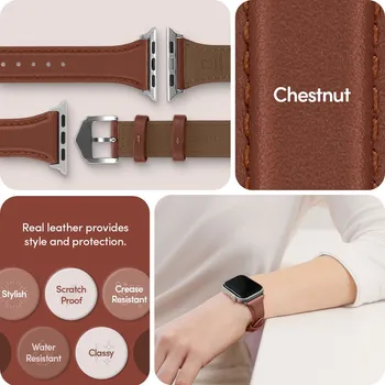 APPLE SPIGEN CYRILL KAJUK NARUKVICA WATCH 4 / 5 / 6 / 7 / 8 / SE (40 / 41 MM) CHESTNUT (13 / 13)