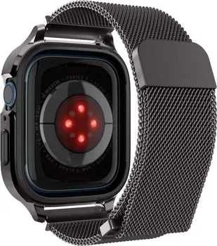 APPLE SPIGEN METAL FIT PRO NARUKVICA WATCH 4 / 5 / 6 / 7 / 8 / SE (44 / 45 MM) GRAPHITE (5 / 10)