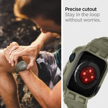APPLE SPIGEN RUGGED ARMOR PRO NARUKVICA WATCH 4 / 5 / 6 / 7 / 8 / SE (44 / 45 MM) VINTAGE KHAKI (13 / 16)