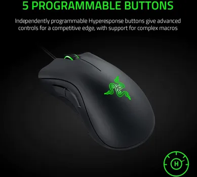 RAZER DEATHADDER ESSENTIAL GAMING MIŠ BLACK (5 / 5)